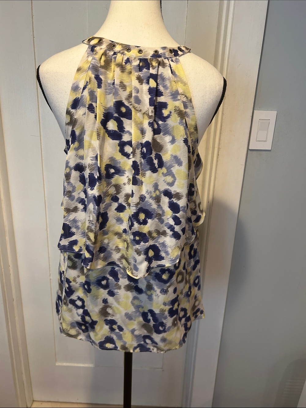 Parker silk sleeveless blouse - Picture 5 of 9
